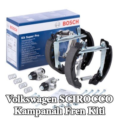 BOSCH Aksesuarları dahil tambur fren kiti, tekerlek fren silindiri ile — Volkswagen Scirocco