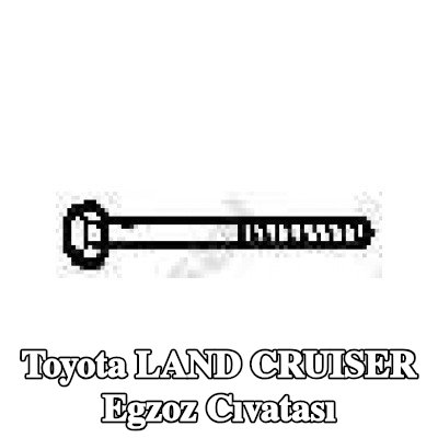 VEGAZ Egzoz cıvatası — 2002 Toyota Land Cruiser