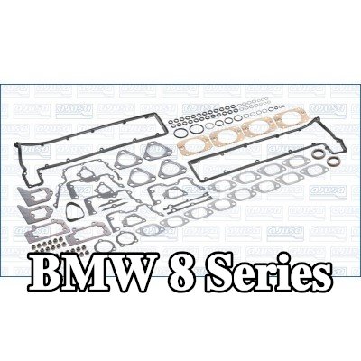 AJUSA مجموعة حشيات, رأس الأسطوانة مع أختام صمامات, بدون حشية رأس الأسطوانة — 1990 BMW 8 Series