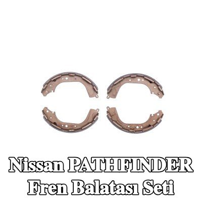 HELLA El freni kolu olmayan fren pabucu seti — 1996 Nissan Pathfinder