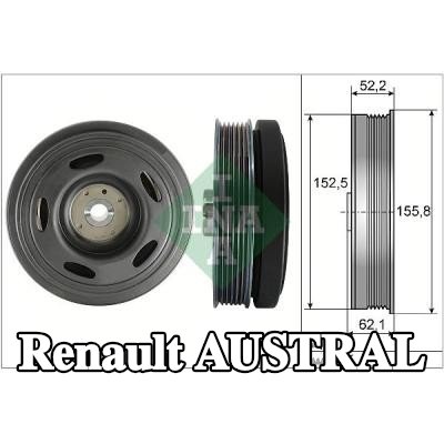 INA بكرة العمود المرفقي — Renault Austral