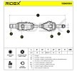 RIDEX Tahrik mili Ön Aks Sol, 631mm — Mitsubishi Lancer (6)