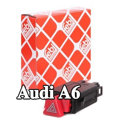 FEBI BILSTEIN مفتاح أضواء الطوارئ لوحة القيادة — 2002 Audi A6