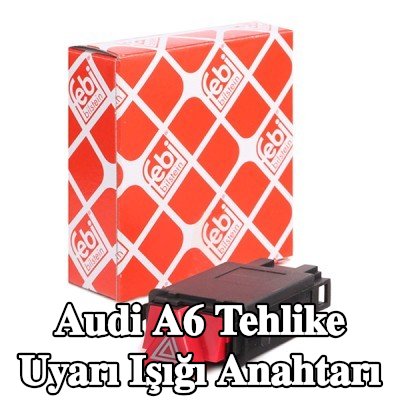 FEBI BILSTEIN Tehlike uyarı ışığı anahtarı Gösterge Paneli — 2000 Audi A6