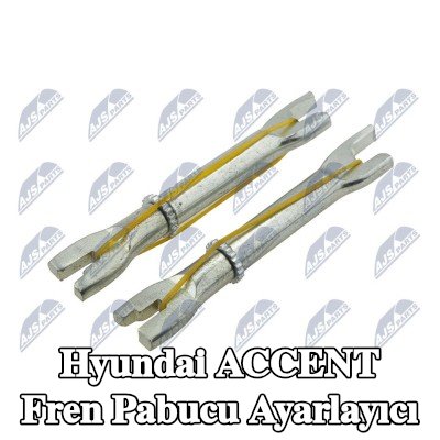 NTY Fren pabucu ayarlayıcı Arka Aks Sol, Arka Aks Sağ — 2000 Hyundai Accent