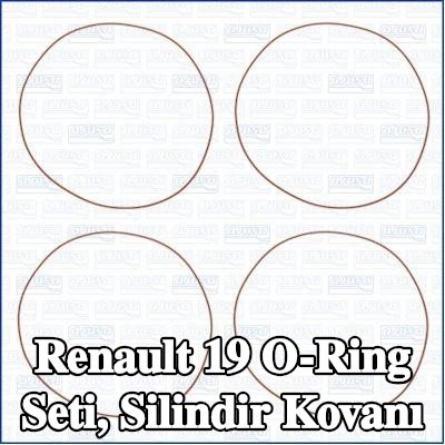 AJUSA O-Ring Seti, silindir kovanı — Renault 19
