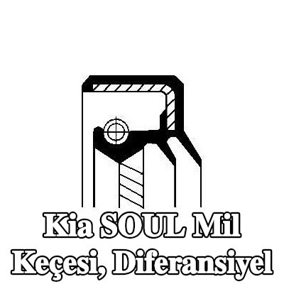 CORTECO Mil Contası, diferansiyel Sol — Kia Soul