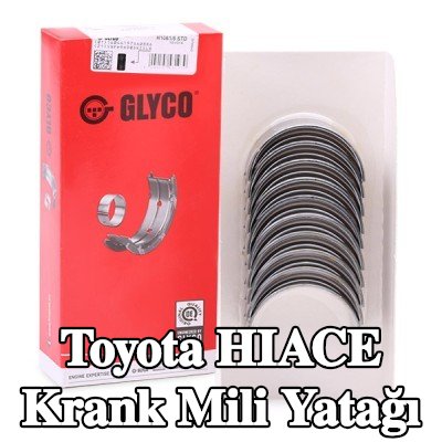 GLYCO Çelik tabanlı alüminyum alaşımlı krank mili yatağı — 2000 Toyota Hiace