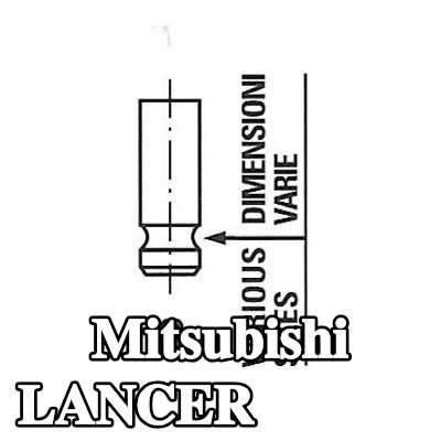 FRECCIA صمام العادم ساق الصمام المطلي بالنيتريد — 2002 Mitsubishi Lancer