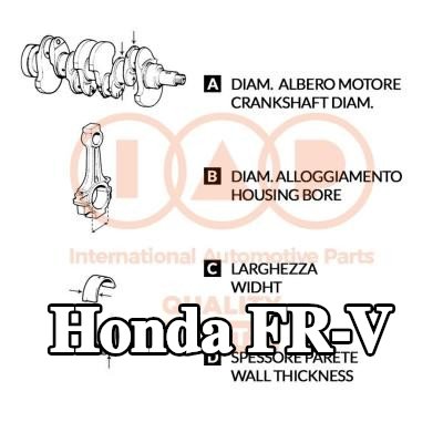IAP QUALITY PARTS مجموعة محامل قضيب التوصيل — Honda Fr-v