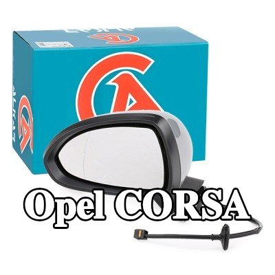 ALKAR مرآة جانبية يسرى, كهربائي — Opel Corsa