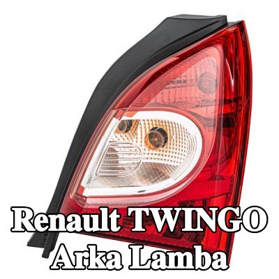 HELLA Arka lamba Sağ, ampul ile, ampul tutuculu — 2012 Renault Twingo