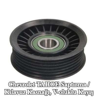 BTA Saptırma / kılavuz kasnağı, V-ribbed belt Outer Diameter: 77mm, Ø: 17mm — 2000 Chevrolet Tahoe