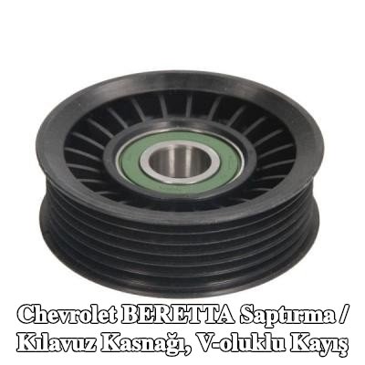 BTA Saptırma / kılavuz kasnağı, V-ribbed belt Outer Diameter: 77mm, Ø: 17mm — Chevrolet Beretta