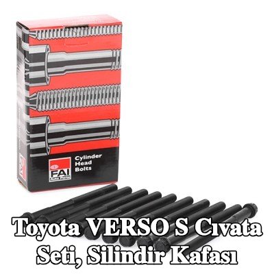 FAI AutoParts Cıvata Kiti, cylinder head M12 x 1.75, 180mm — Toyota Verso S