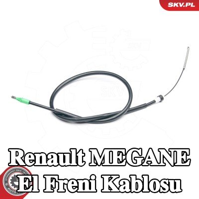 ESEN SKV El freni kablosu Sol Arka, Sağ Arka, 1440 / 1080mm — 2000 Renault Megane