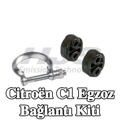 HJS Kelepçeli egzoz bağlantı kiti — 2016 Citroën C1