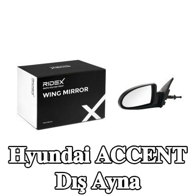 RIDEX Sol yan ayna — 2005 Hyundai Accent