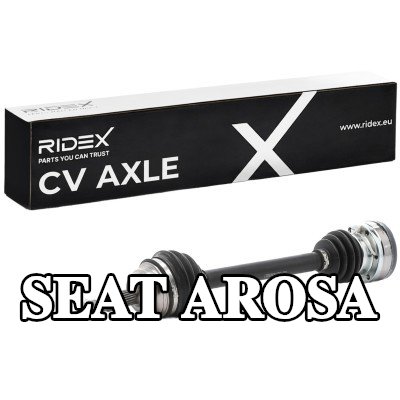 RIDEX عمود الدفع المحور الأمامي الأيسر, 527mm — SEAT Arosa