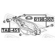 FEBEST Kontrol kolu cıvataları — Lexus Es (2)