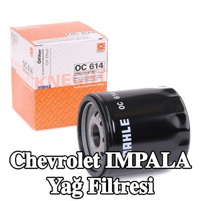 MAHLE Tek çek valflı yağ filtresi — Chevrolet Impala