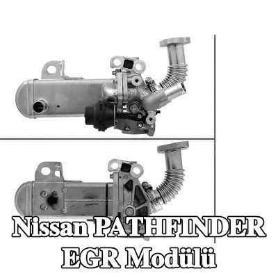 VALEO EGR soğutuculu EGR Modülü, contasız/sızdırmazlık elemanları olmadan, vakum baypaslı, EGR valfi olmadan, kelepçe olmadan, ORIGINAL PART — Nissan Pathfinder