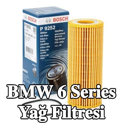 BOSCH Conta/sızdırmazlık elemanlı yağ filtresi — 2008 BMW 6 Series