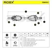 RIDEX Tahrik mili Ön Aks Sol, 648mm — 1997 Citroën Dispatch (6)