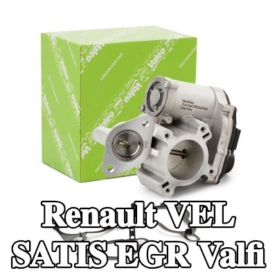VALEO Contalı/sızdırmazlık elemanlı EGR valfi — Renault Vel Satis