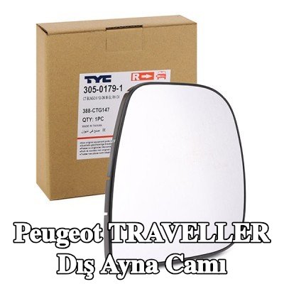 TYC Dış aynası camı Sağ — Peugeot Traveller