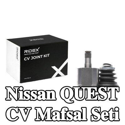 RIDEX Ön aks sol CV mafsal kiti, şanzıman tarafında — Nissan Quest