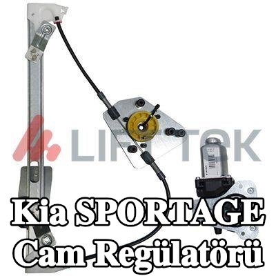 LIFT-TEK Sol arka cam regülatörü, Elektrikli, elektrik motorlu — 2012 Kia Sportage