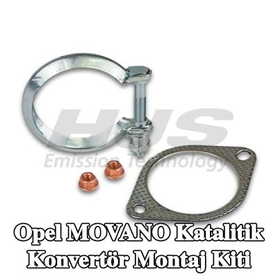 HJS Katalitik konvertör montaj kiti — Opel Movano