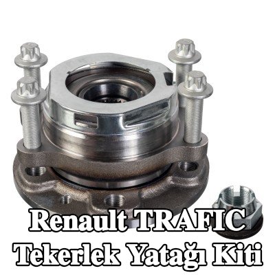 FEBI BILSTEIN Sol ön aks tekerlek yatağı kiti, Ön Aks Sağ, Tekerlek göbeğine entegre tekerlek yatağı, ABS sensör halkalı, entegre manyetik sensör halkalı, tekerlek göbeği ile — Renault Trafic