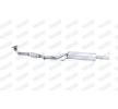WALKER Orta susturucu 1400mm, montaj parçaları olmadan — Volkswagen Fox (1)