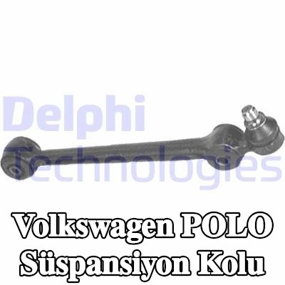 DELPHI Ön Aks Süspansiyon Kolu, Alt, Çelik, bilyeli mafsal ile — 1990 Volkswagen Polo
