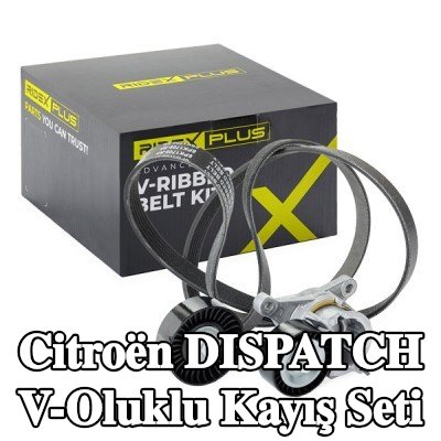 RIDEX PLUS V-Oluklu Kayış Seti — 2002 Citroën Dispatch