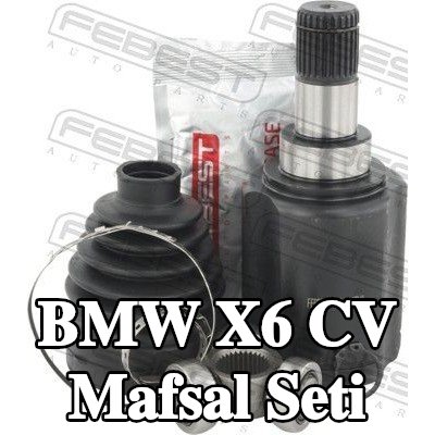 FEBEST Ön aks sol CV mafsal kiti, şanzıman tarafında — BMW X6