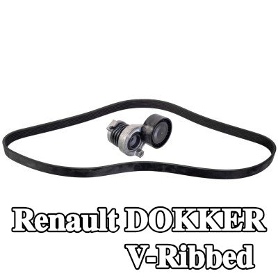 FEBI BILSTEIN مجموعة أحزمة V-Ribbed — Renault Dokker
