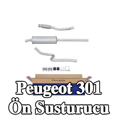 HELLA Ön susturucu Ön, montaj parçaları ile — Peugeot 301