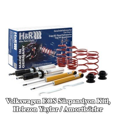 H&R Süspansiyon kiti, helezon yaylar / amortisörler Ön Aks, Arka Aks — Volkswagen Eos