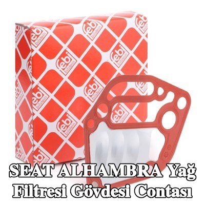 FEBI BILSTEIN Yağ filtresi gövdesi contası — 2000 SEAT Alhambra