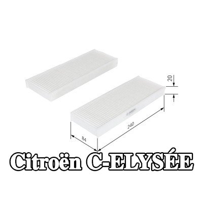 BOSCH مرشح حبوب اللقاح Particulate Filter — Citroën C-elysée