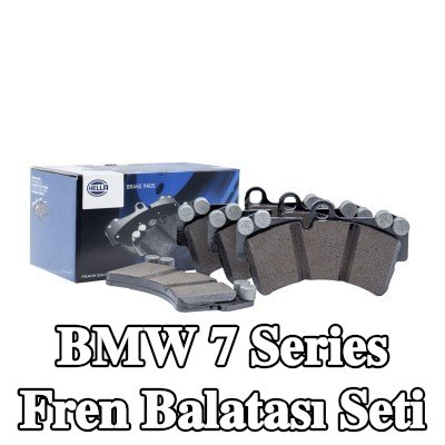 HELLA Fren balatası seti Arka Aks, 16, 2mm, aksesuarsız — BMW 7 Series