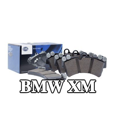 HELLA مجموعة وسادات الفرامل للمحور الخلفي, 16, 2mm, بدون ملحقات — BMW Xm