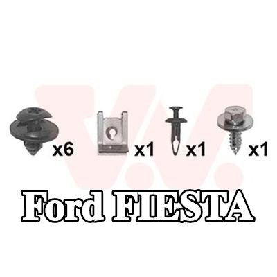 VAN WEZEL طقم التثبيت، واقي الطين — 2012 Ford Fiesta