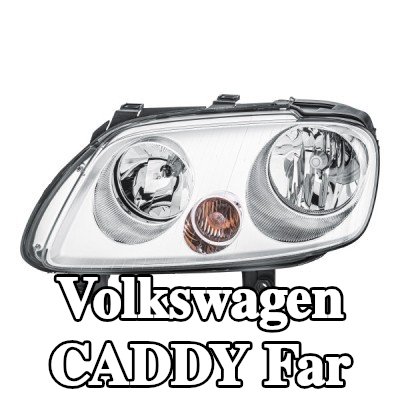 HELLA Far Sol, H1, H7, H7/H1, PY21W, W5W, ampullü, far seviyeleme motorlu — 2012 Volkswagen Caddy
