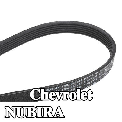 BOSCH حزام سيربنتين 1725mm, Number of ribs: 6 — 2005 Chevrolet Nubira