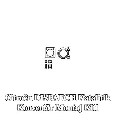 HJS Katalitik konvertör montaj kiti — 2008 Citroën Dispatch