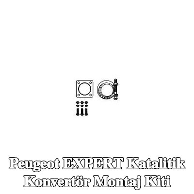 HJS Katalitik konvertör montaj kiti — 2010 Peugeot Expert